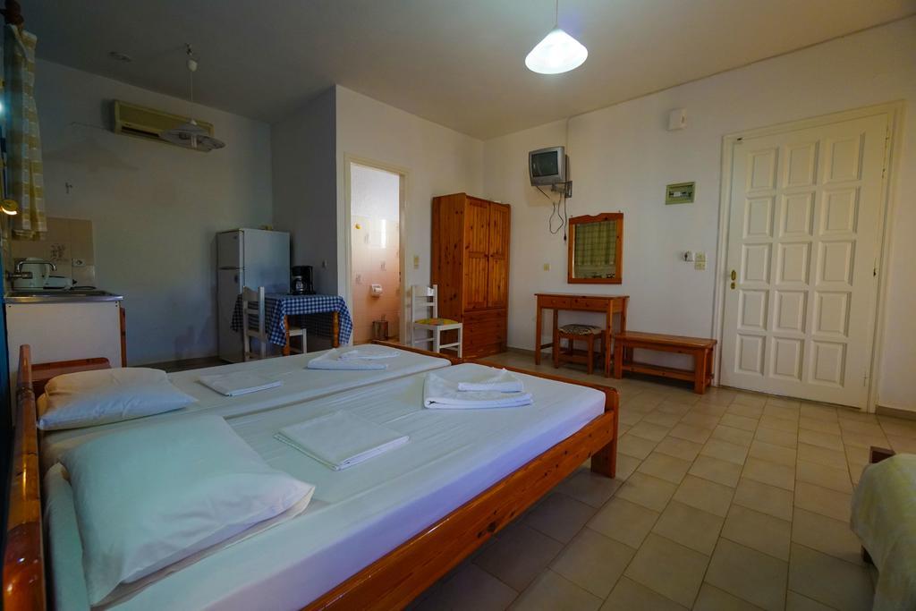 Albatross Aparthotel Marathokampos Bagian luar foto